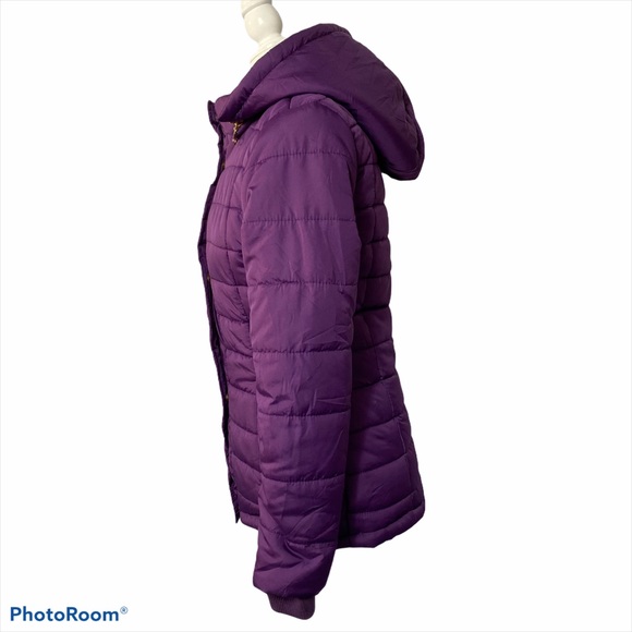 Rampage Purple Puffer Jacket - Picture 7 of 12
